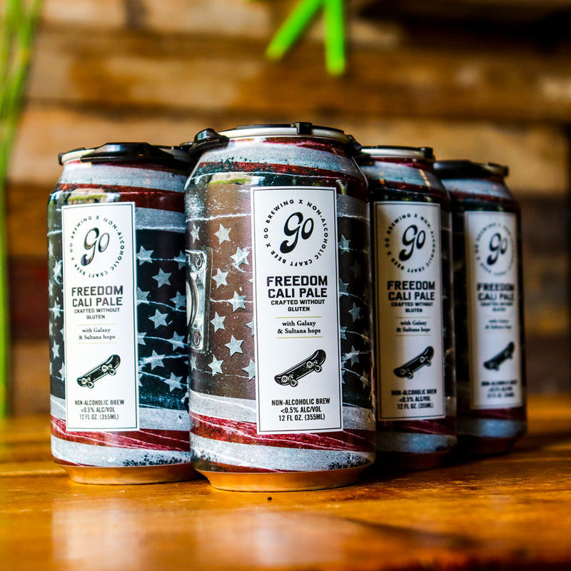 Go Brewing Freedom Cali Pale | Non-Alcoholic & Gluten Free