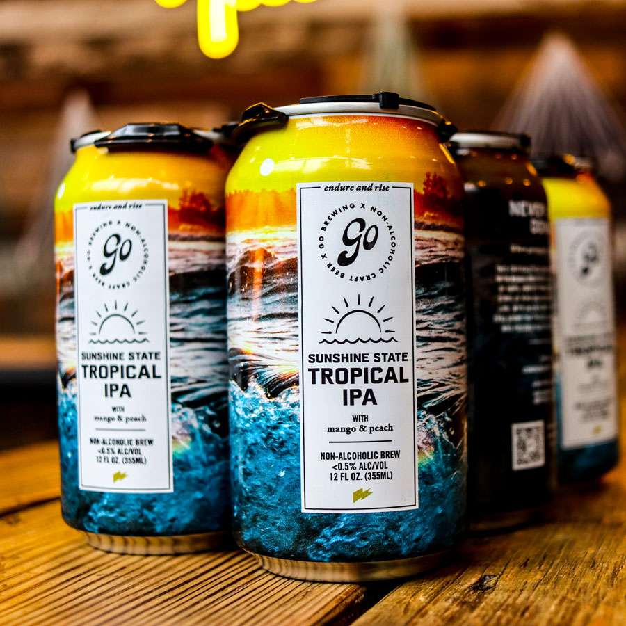 Go Brewing Sunshine State Tropical IPA | Non-Alcoholic