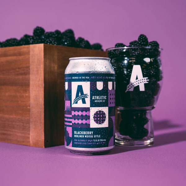 Athletic Blackberry Berliner Weisse Sour | Non-Alcoholic