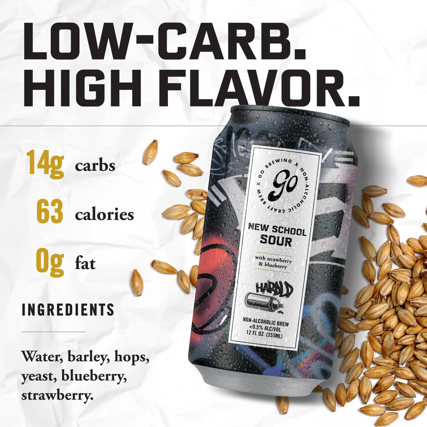 Go Brewing New School Sour Berry | Non-Alcoholic