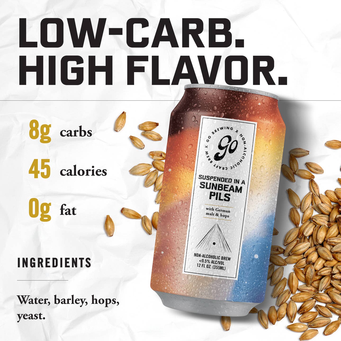 Go Brewing Suspended in a Sunbeam Pils | Non-Alcoholic