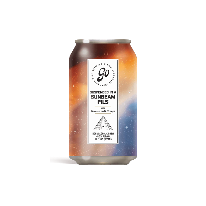 Go Brewing Suspended in a Sunbeam Pils | Non-Alcoholic