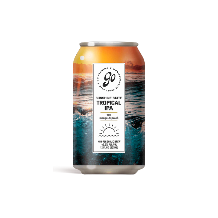 Go Brewing Sunshine State Tropical IPA  | Non-Alcoholic