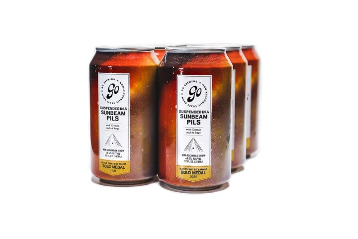 Go Brewing Suspended in a Sunbeam Pils | Non-Alcoholic