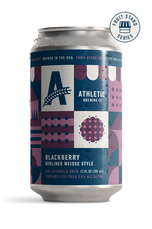 Athletic Blackberry Berliner Weisse Sour | Non-Alcoholic