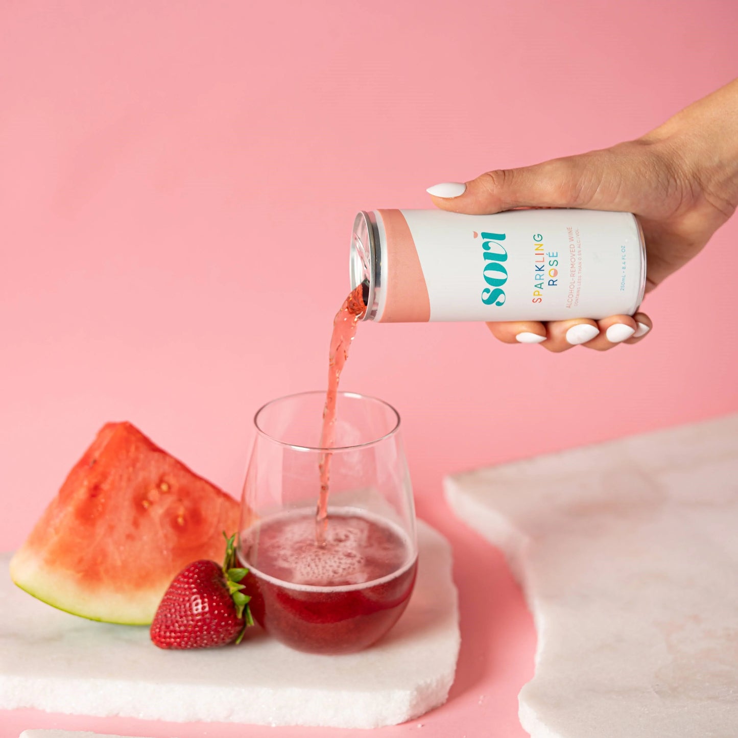 Sovi Non-Alcoholic Sparkling Rosè | Can