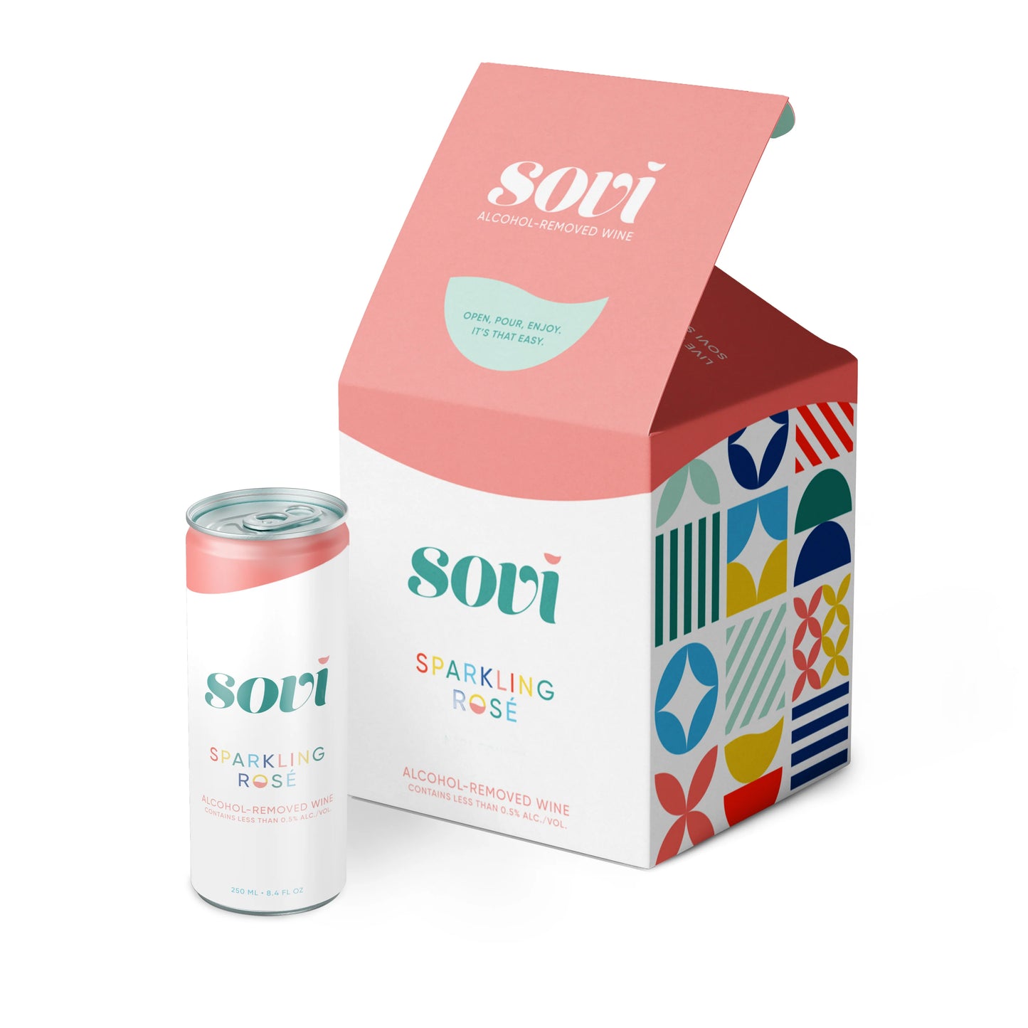 Sovi Non-Alcoholic Sparkling Rosè | Can